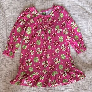 Girls' Pink Peppermint Pajamas